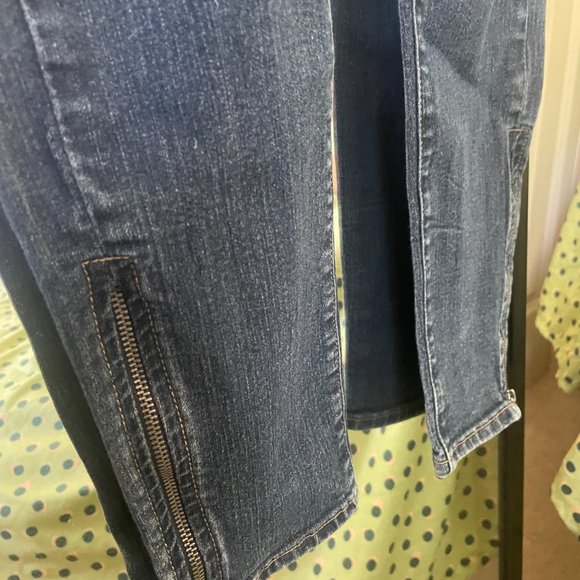 PAIGE Women's Skinny Jeans in Dark Blue - Picture 2 of 8